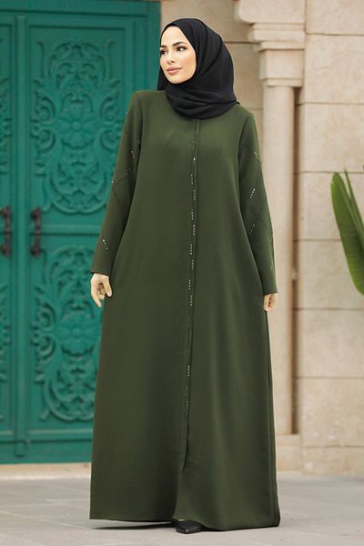 Neva Style حجاب كاكي بسحاب 625 هونج كونج