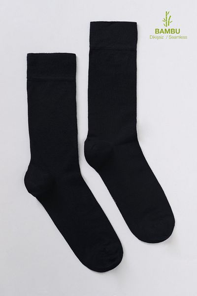 Lufian Navy Blue Koft Men's Socks
