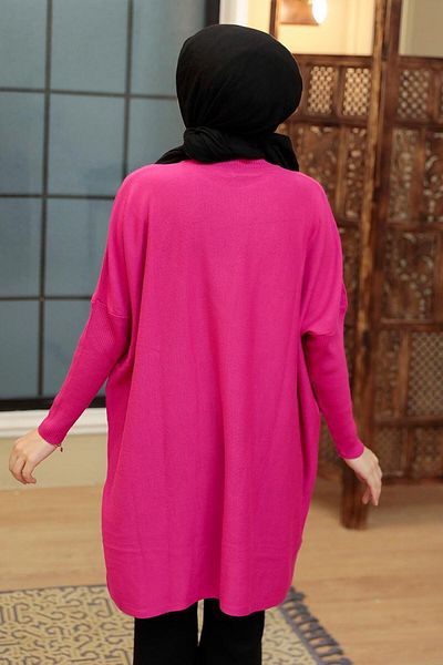 Neva Style الفوشيه الحجاب تريكو المعطف 3399f