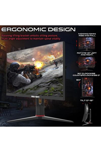 GAMEON Call Of Duty 27" FHD, 180Hz, MPRT 0.5ms, IPS, HDR Gaming Monitor with Adjustable Stand
