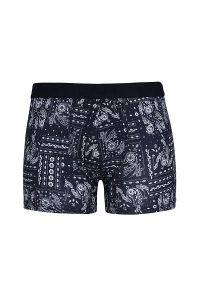 Lufian Luck Men's Navy Blue Cotton Boxers
