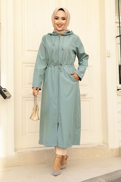 Neva Style قبعة حجاب فيروزية مع جيوب 5941tr