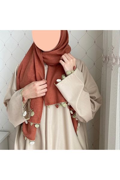 Nimet Abla Butik Hand Embroidered Prayer Robe Suit
