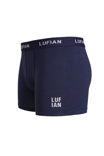 Lufian Darcy Men's Navy Blue Cotton Boxers