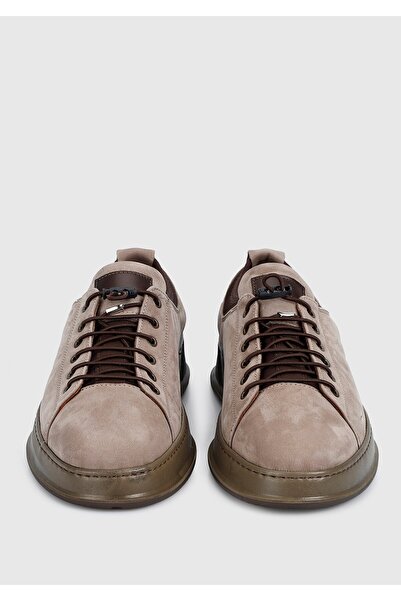 Provoq Gri Deri Erkek Ayakkabı