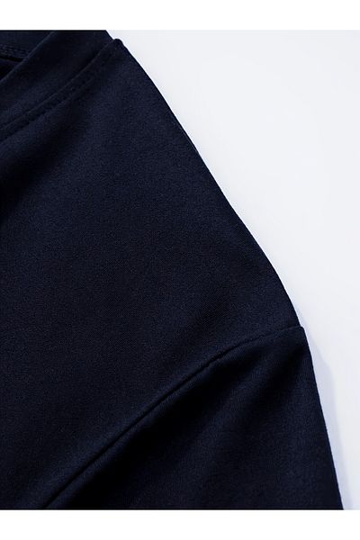 Let's Wear Ανδρικό μπλουζάκι με κοντό μανίκι από 100% βασικό μοτίβο Boston