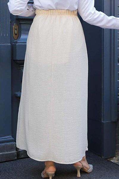 Neva Style 70321BEJ Model Fusta Hijab Bej