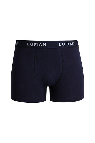 Lufian Dany Men's Cotton Boxer Navy Blue