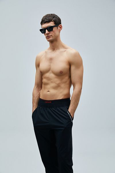 Lufian Gloria Men's Black Cotton Boxers