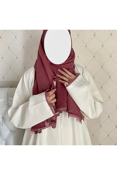 Nimet Abla Butik Hand Embroidered Prayer Robe Suit