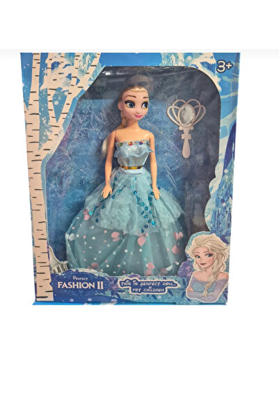 H.H.M ŞENVER TİCARET Elsa Et Bebek ve Elsanın Taçı Saçı Asası Seti