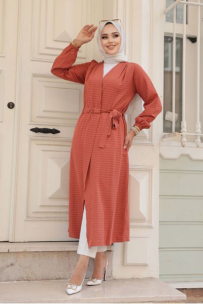 Neva Style Dark Salmon Kimono with Bay 457Ksmn