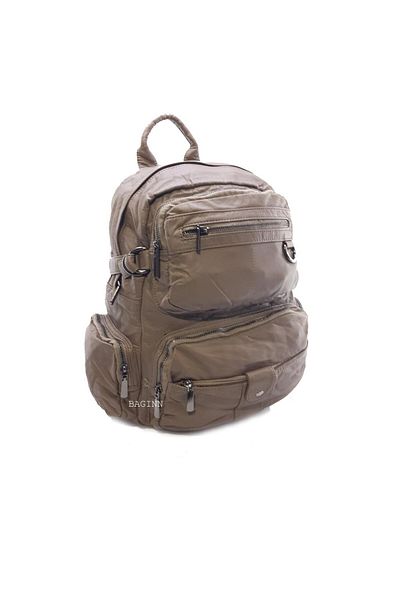 Baginn Y.S.Δερμάτινο γυναικείο σακίδιο πλάτης 35*25 εκ. Vegan Leather Wash Faux Leather Soft Texture Καθημερινή Τσάντα