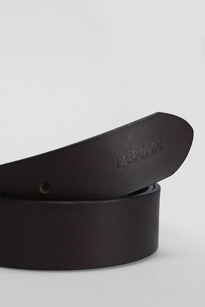 Lufian Brown Leather Belt - Jack Men