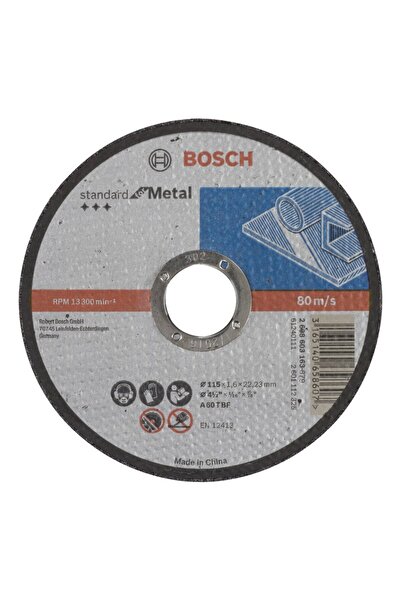 Bosch 115*1,6 mm Standard for Metal Düz