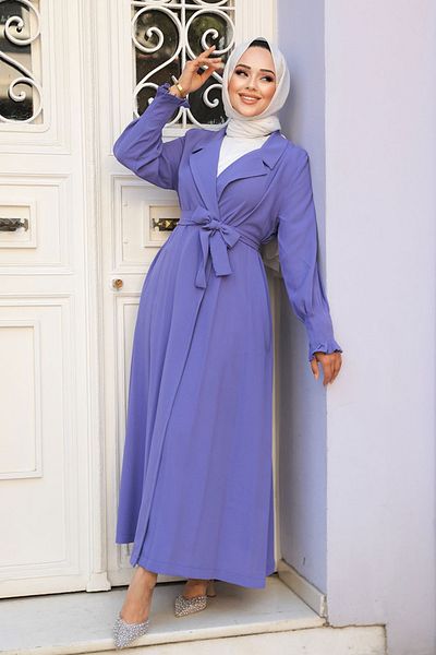 Neva Style Λιλά Ζώνη Hijab Cap - 59931LILA