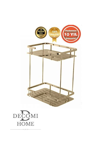 ÇELİK BANYO Çelik Banyo Paslanmaz Pirinç Altın Gold Lidya 2li 15x22 Cm Banyo ...