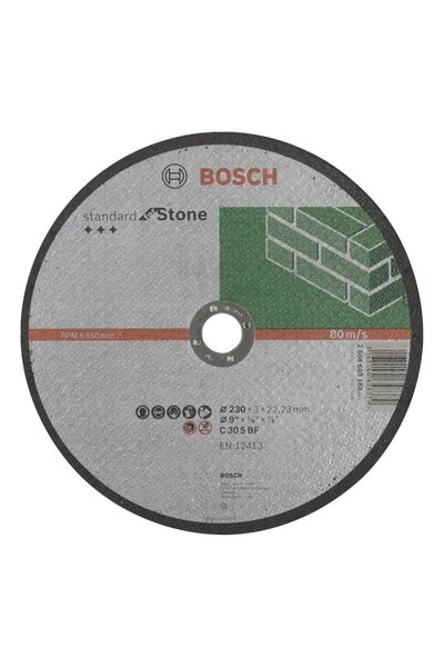 Bosch Standart Kesme Diski 230x3.0mm Taş