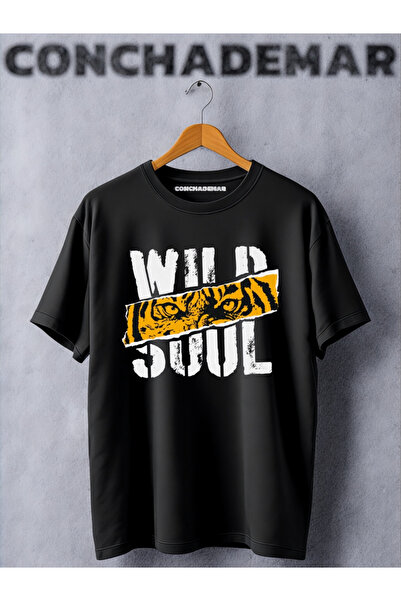 Vordevia Тениска с овърсайз принт Wild Soul