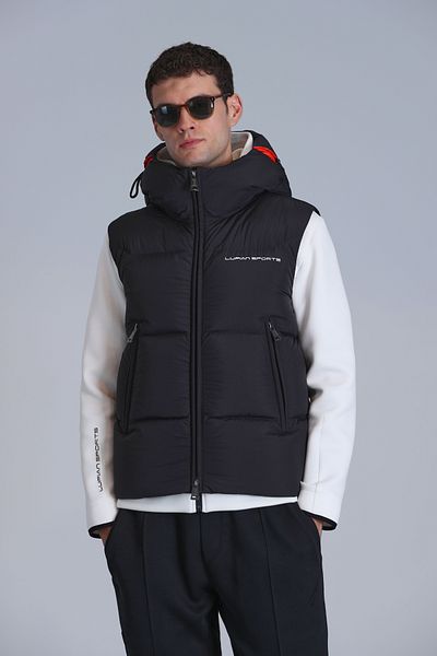Lufian Emir Goose Feather Men's Vest Black
