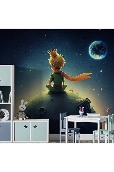 dreamwall Gezegen Temalı Duvar Kumaşı -Isı ve Ses Yalıtımlı