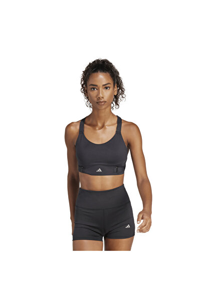 adidas Fastim L Hs Дамски черен спортен сутиен ДАМСКИ СПОРТЕН СУТИЕН IQ3359