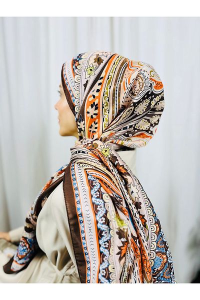 kubbe Premium Round Retro Pattern Soft Cotton Shawl - Capture a Stylish Style with Its Ethnic Pattern