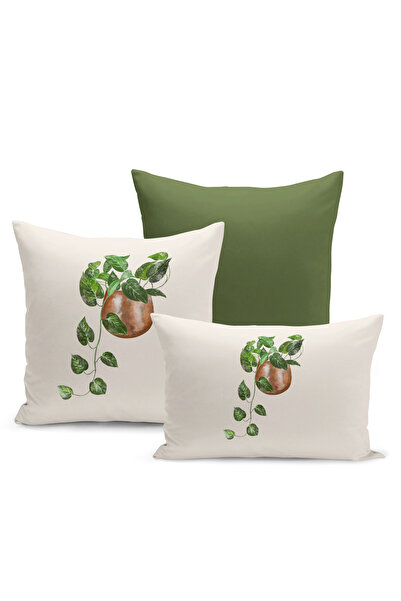 Bertille Home Двосторонній набір чохлів для подушок з цифрового друку з 3 час...