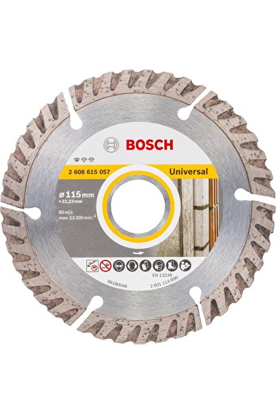 Bosch - Standard Seri Genel Yapı Malzemeleri İçin Elmas Kesme Diski 115 mm 10...