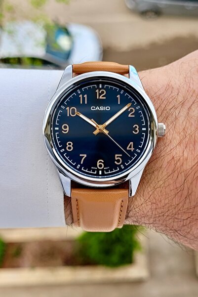 Casio Çelik Deri Kordon Erkek Kadın Kol Saati