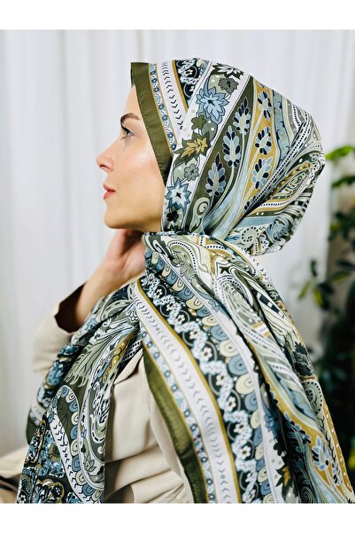 kubbe Premium Round Retro Pattern Soft Cotton Shawl - Capture a Stylish Style with Its Ethnic Pattern