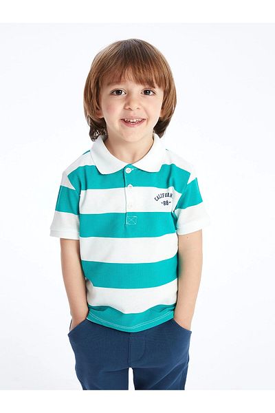LC Waikiki Baby Boy T-Shirt and Pants Set of 2 Polo Collar