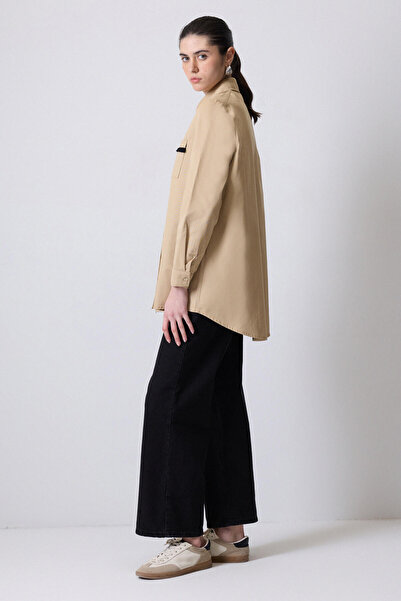 Touché Privé ΠΟΥΚΑΜΙΣΟ GABARDINE ΜΕ ΛΕΠΤΟΜΕΡΗ ΡΙΓΕΣ