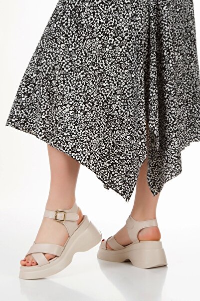 DARUGA Sandale de damă cu talpă groasă, foarte confortabile, elegante