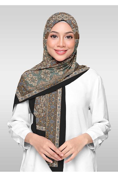 İpekal Σάλι Lycra Voile Ethnic με σχέδια - 04971