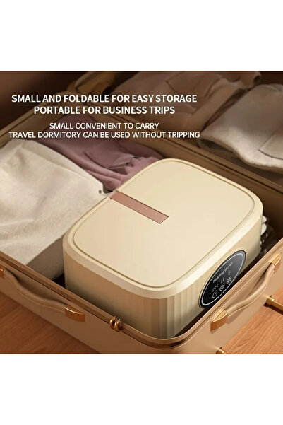 Pell Katlanır Çamaşır Kurutma Makinesi-BEJ