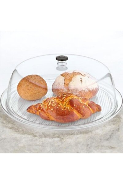 GastroPlast 30 CM KAPAKLI ,POLİKARBON PLASTİK FANUS.KEK,BÖREK,PASTA FANUSU