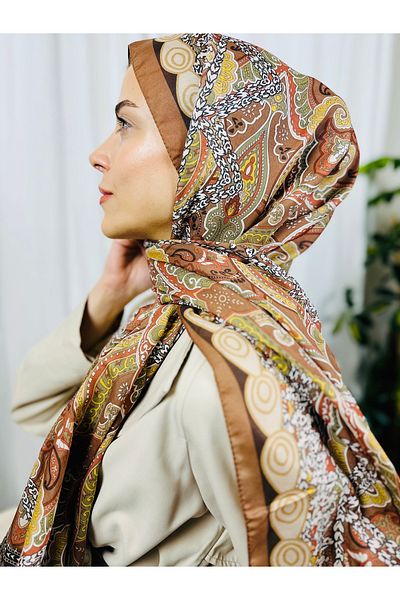 kubbe Zen Soft Cotton Shawl - Capture a Peaceful and Stylish Style with Retro Ethnic Pattern