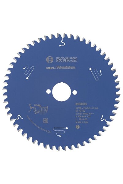Bosch - Expert Serisi Alüminyum Için Daire Testere Bıçağı 190*30 Mm 56 Diş