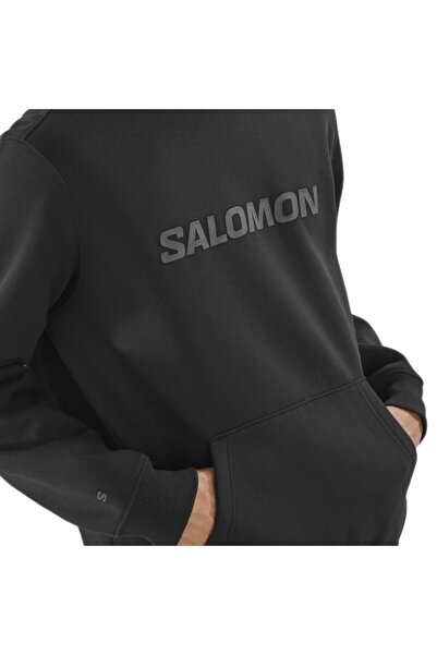 Salomon Big Logo Men's Sweatshirt Black Lc2525200