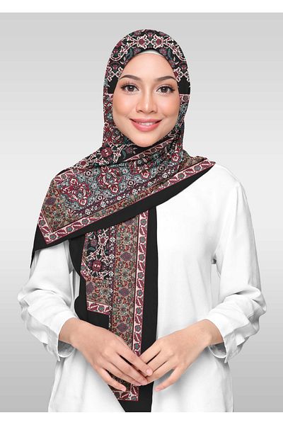 İpekal Σάλι Lycra Voile Ethnic με σχέδια - 04970
