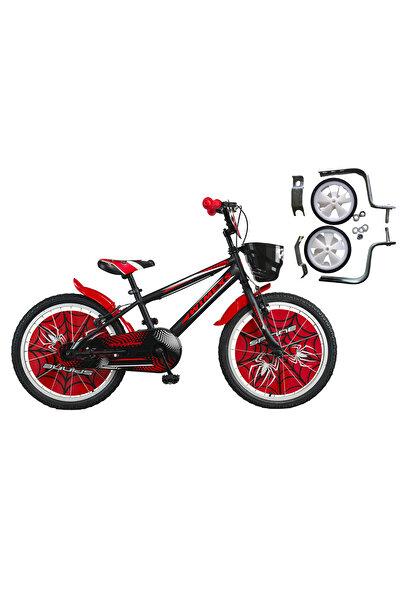 Bmx 20 Jant Wimexs 6-10 Yaş Denge Tekerlekli Çocuk Bisikleti Siyah -Kırmızı