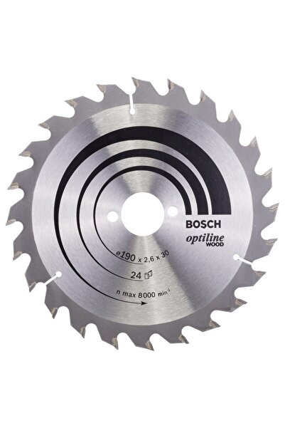 Bosch - Optiline Serisi Ahşap için Daire Testere Bıçağı 190*30 mm 24 Diş