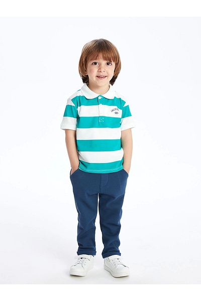 LC Waikiki Baby Boy T-Shirt and Pants Set of 2 Polo Collar