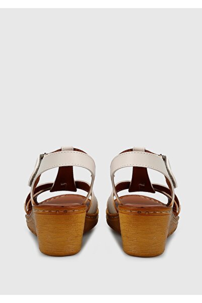 Eclipse Μπεζ γυναικεία άνετα σανδάλια