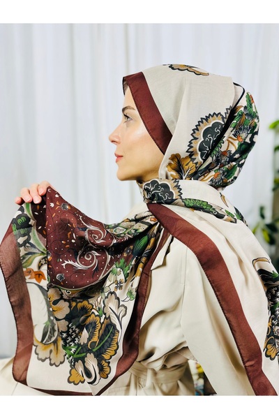 kubbe Μαλακό βαμβακερό σάλι με σχέδιο λουλουδιών - Λαμβάνετε ήρεμο και κομψό στυλ με ρετρό έθνικ σχέδιο