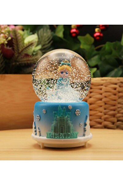 hediyesahibi Mega Boy Frozen Temalı Püskürtmeli Işıklı ve Müzikli Kar Küresi