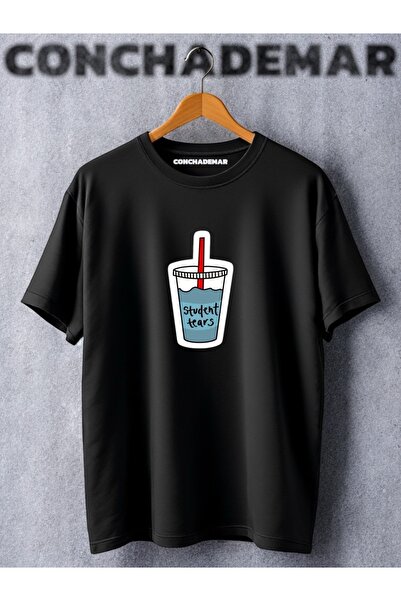 Vordevia Studentske suze Motivacija Štampano Oversize kroj T-shirt