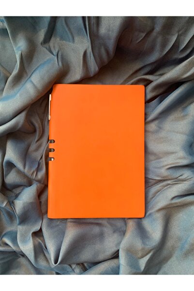Bayındır Soft Kalemli Düz Defter - Turuncu Defter