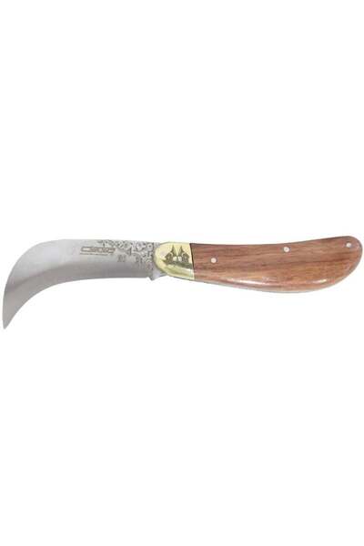 dadaş Aşı Bıçağı Eğri Ağız Ahşap Sap 19cm- Bursa